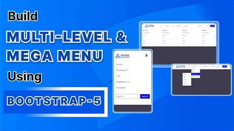 Bootstrap 5 Dropdown Mega Menu .